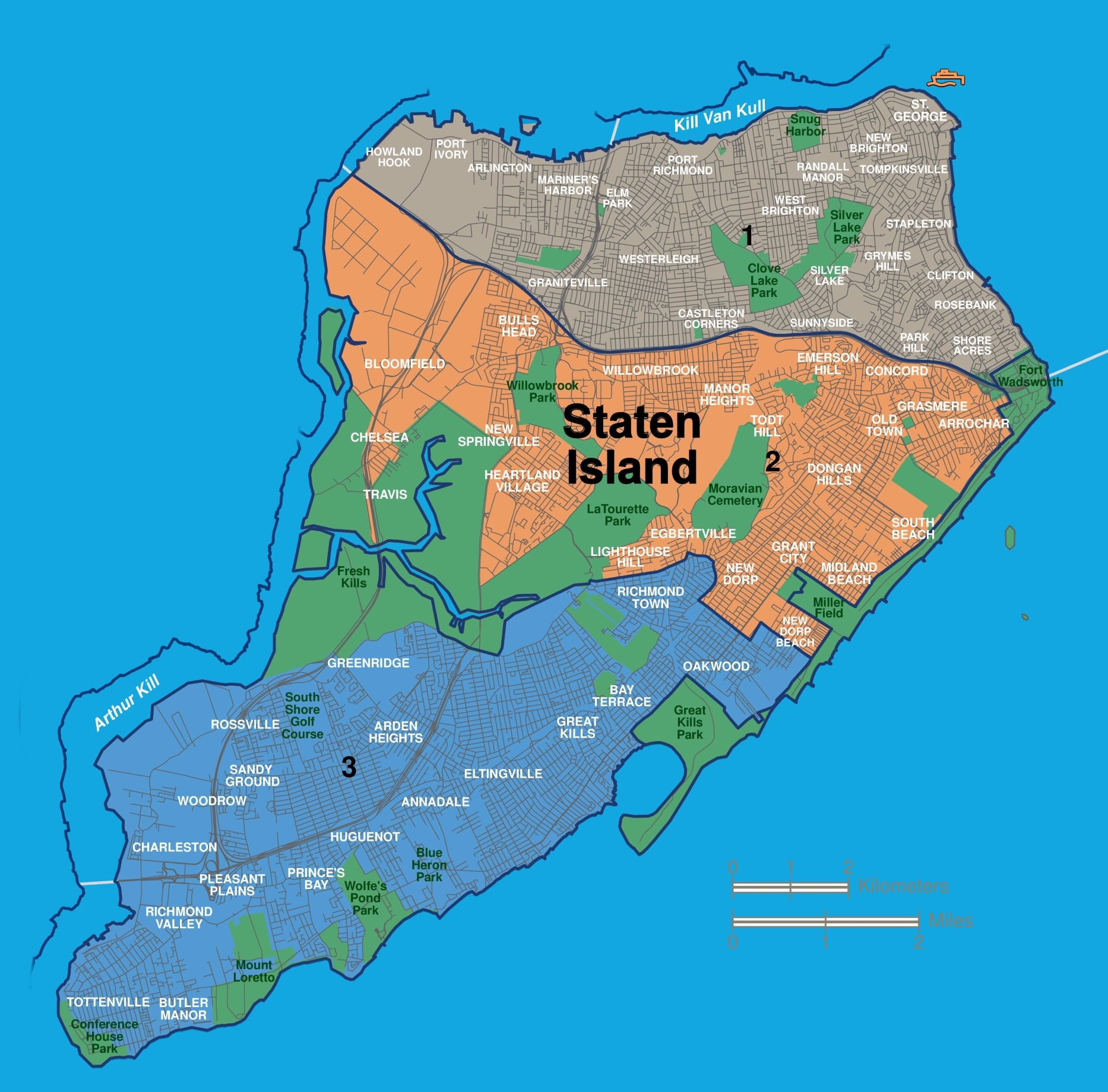 Map Of Staten Island Neighborhoods Ontheworldmap Map Of Staten Island Neighborhoods Ontheworldmap
