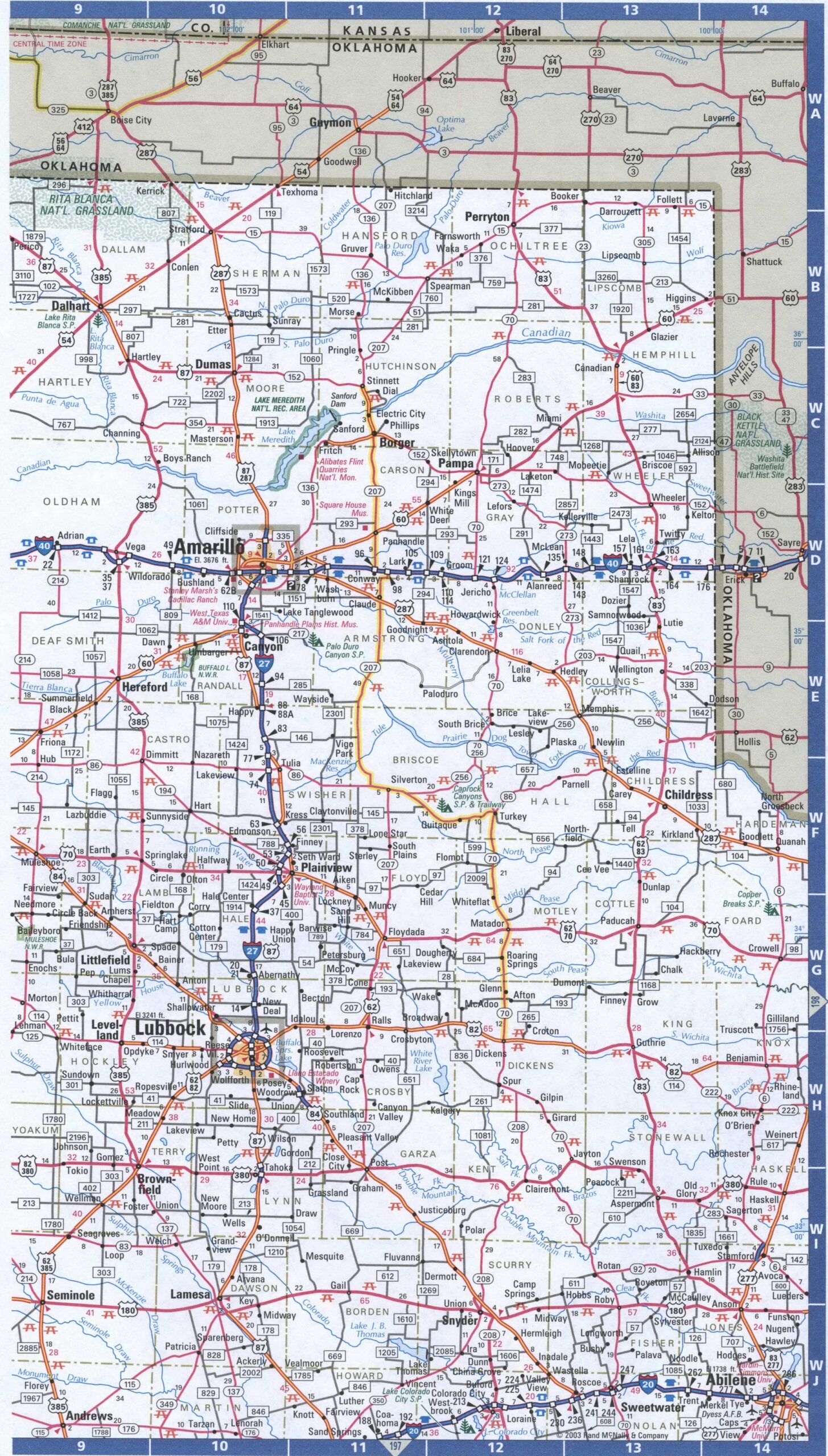 Map Of Texas Panhandle Free Highway Road Map TX With Cities Towns Counties Map Of Texas Panhandle Free Highway Road Map TX With Cities Towns Counties