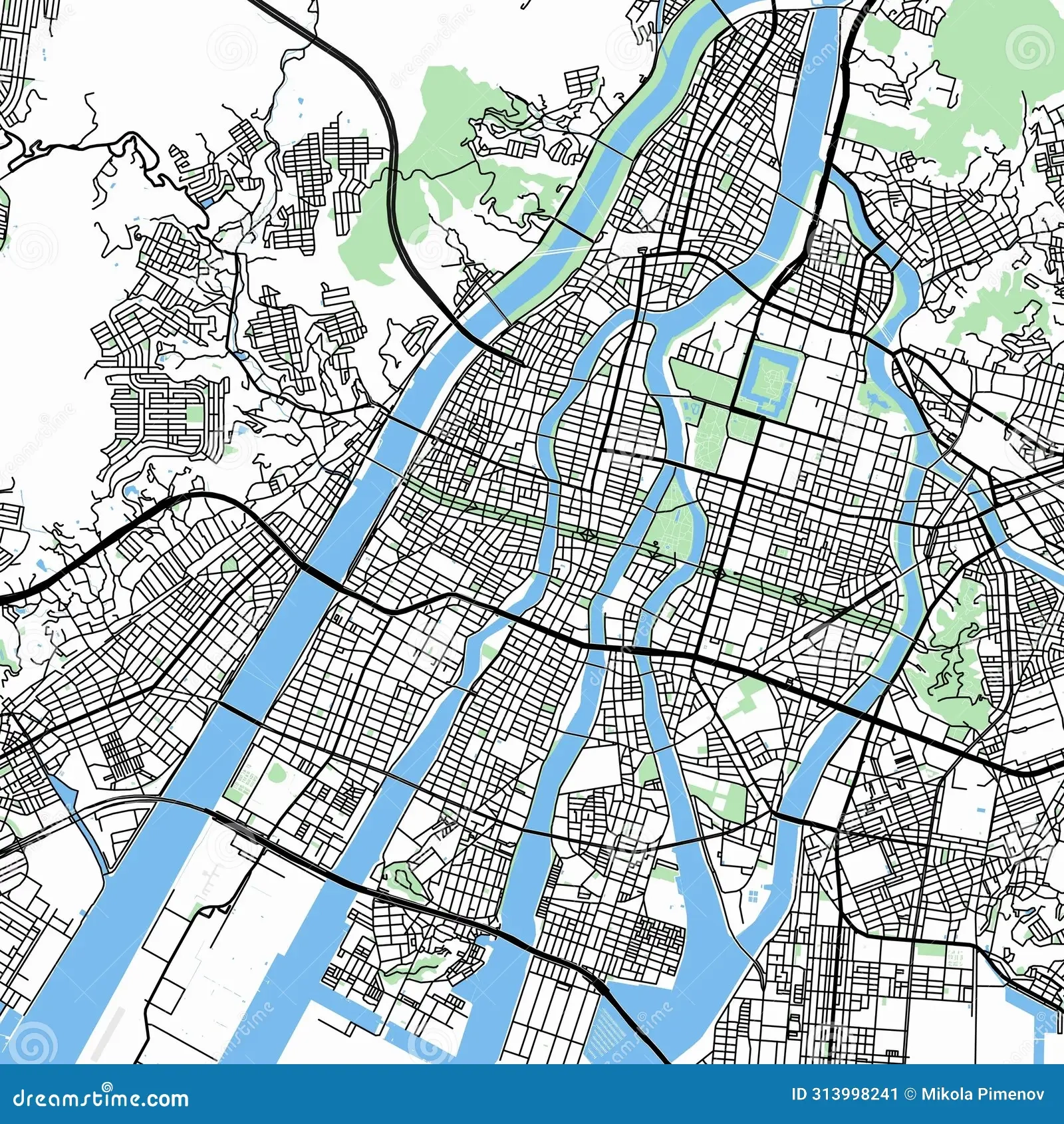 hiroshima city map hiroshima city map
