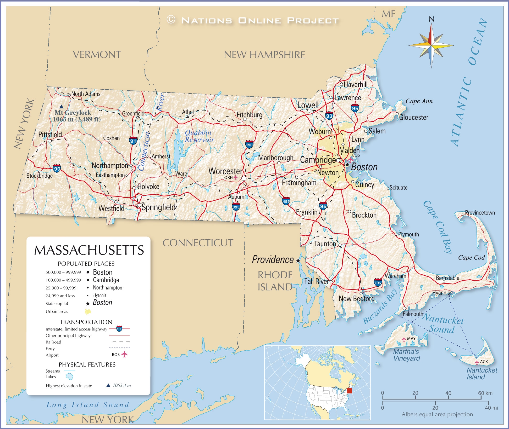 map of massachusetts cities and towns