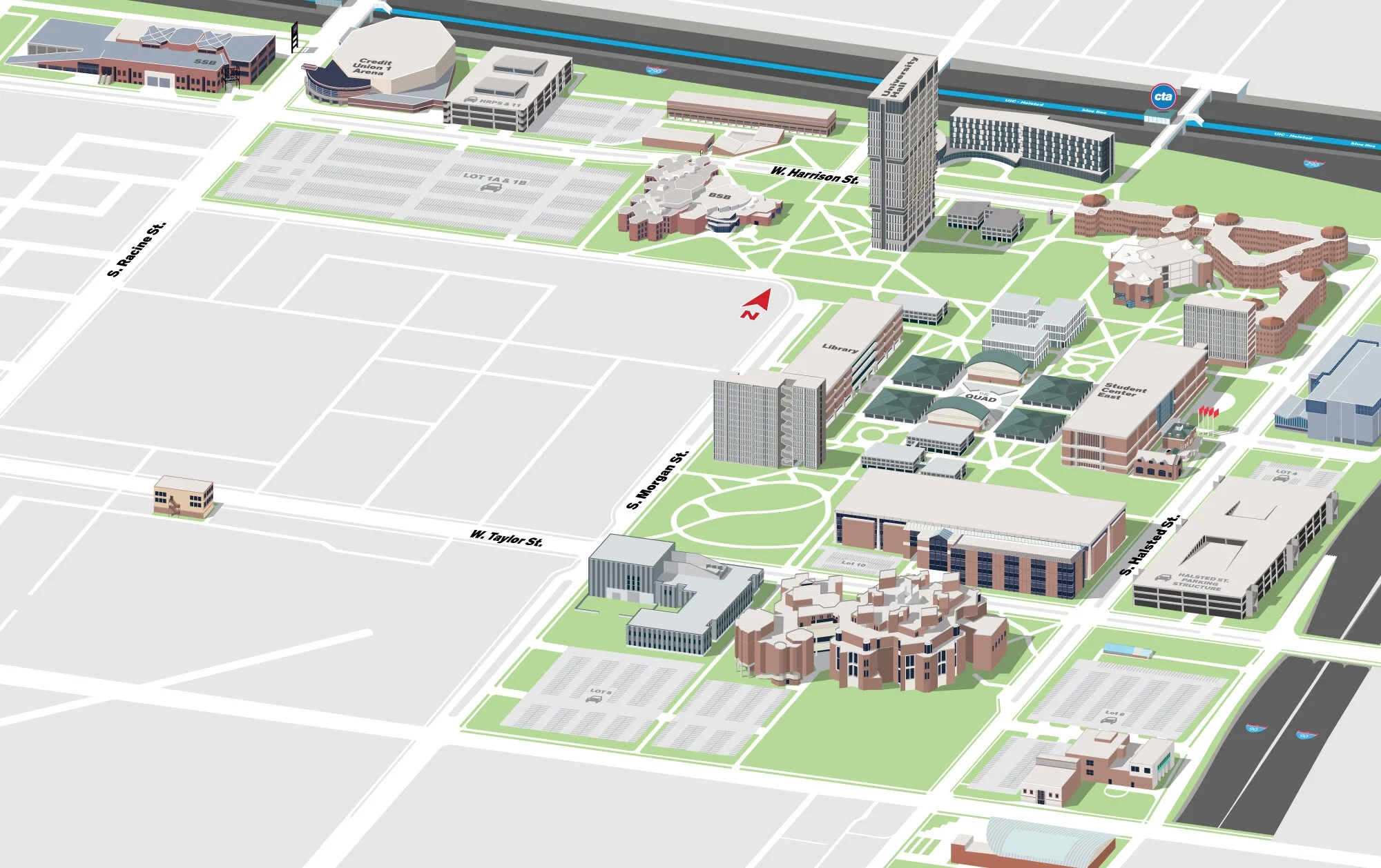 Map Of UIC Alonzo Zamarron