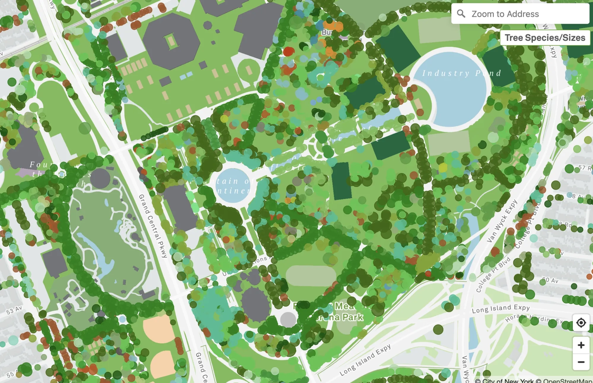 Mapping New York City s Trees Now With More Trees Bloomberg