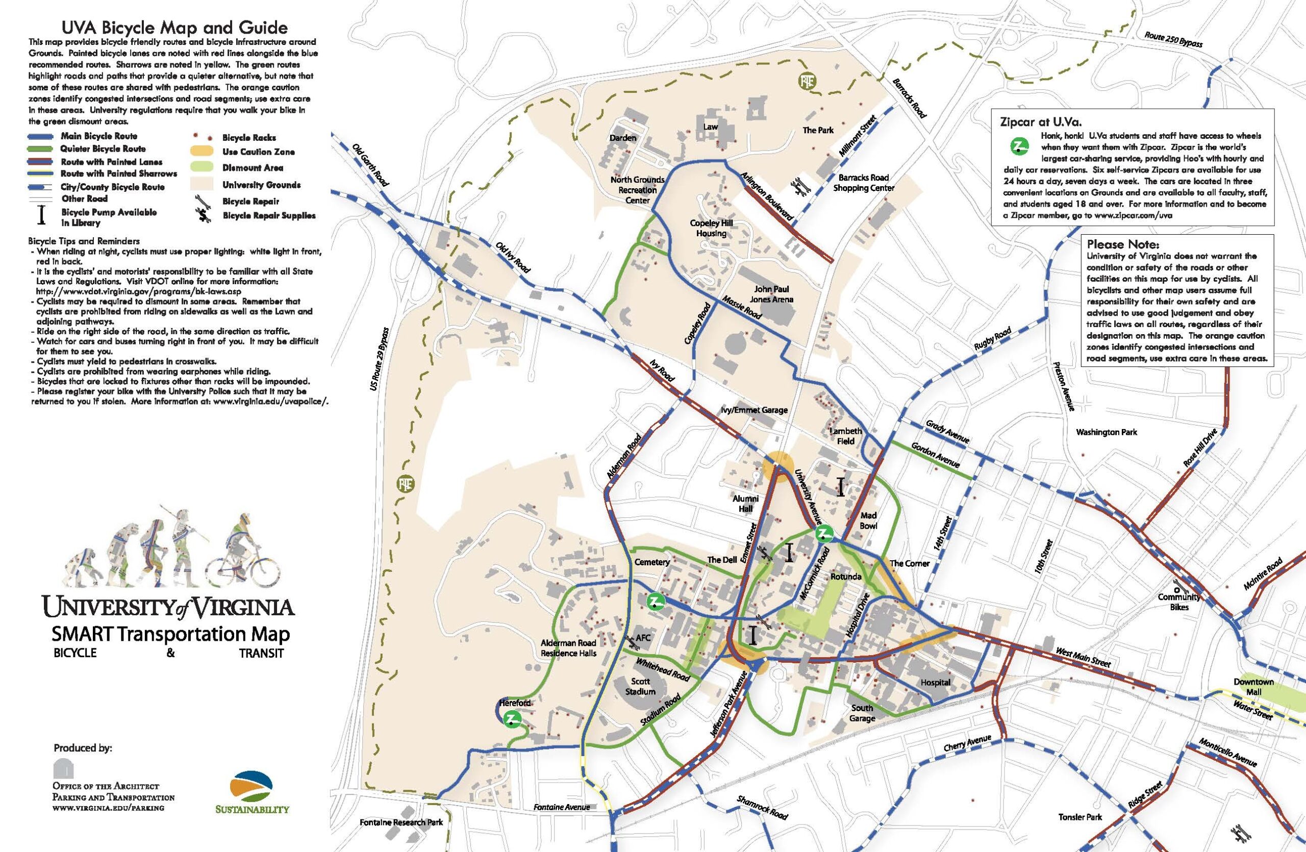 uva map campus uva map campus
