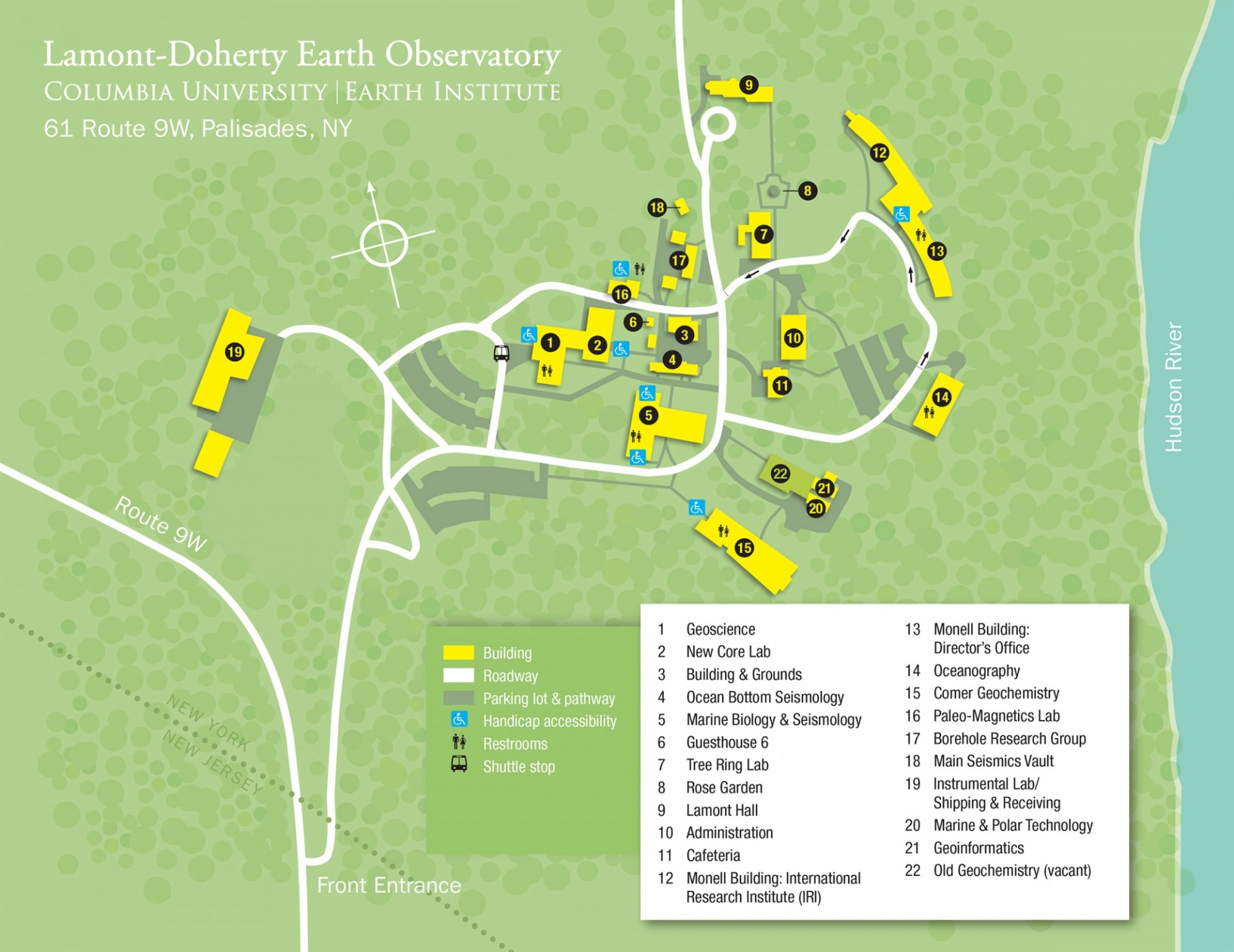 map of columbia campus