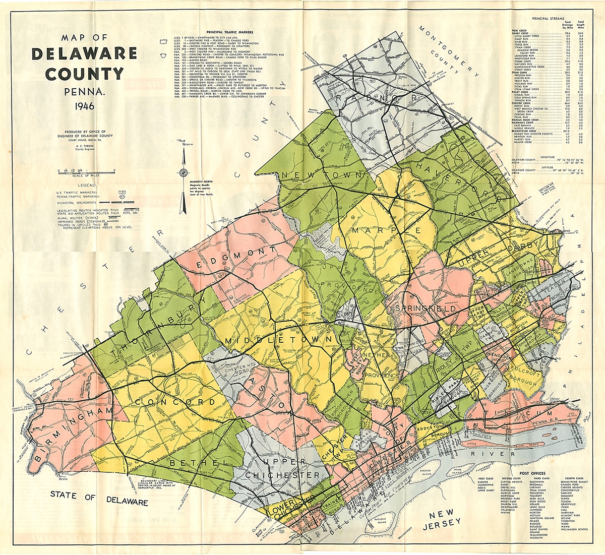 Maps Delaware County PA History