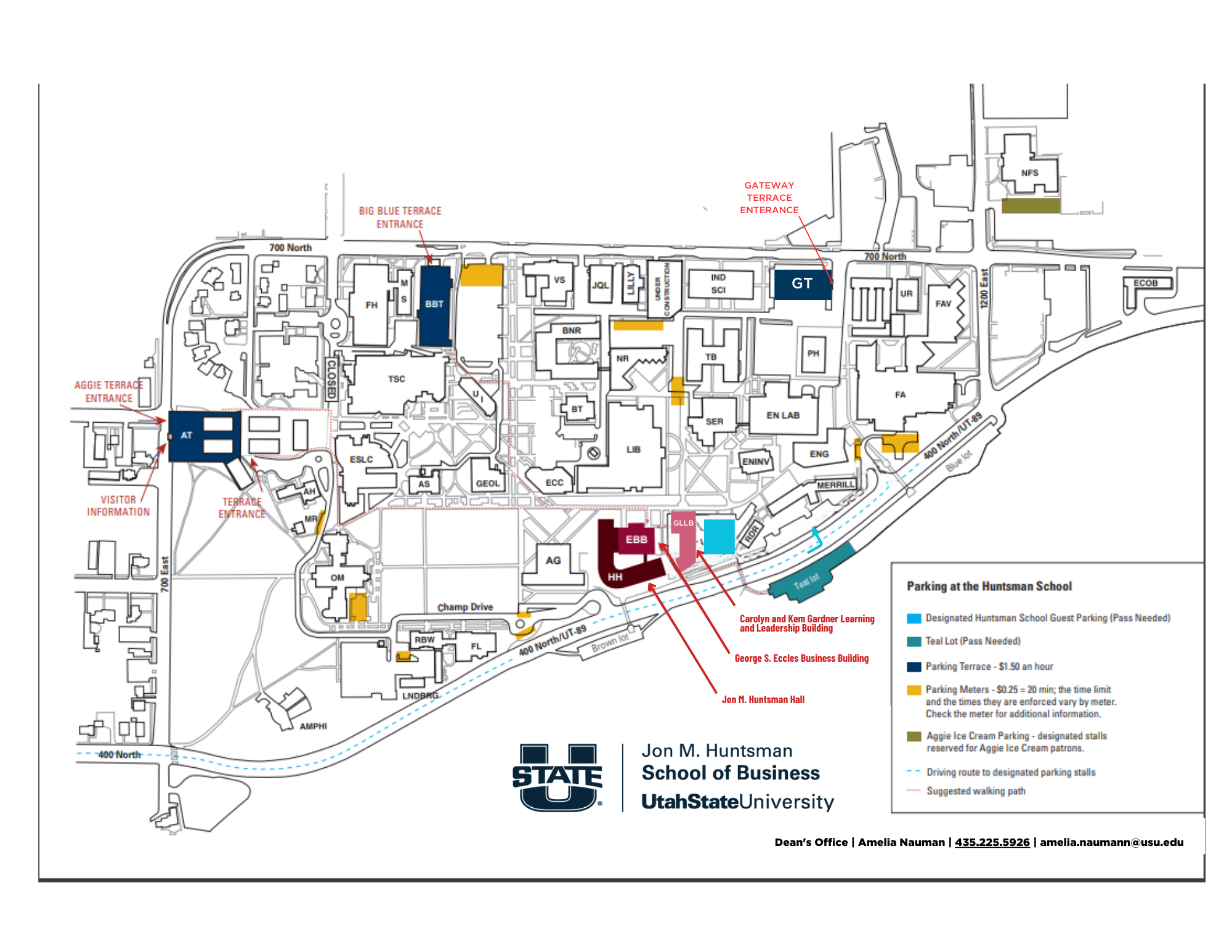 Maps Directions Huntsman USU
