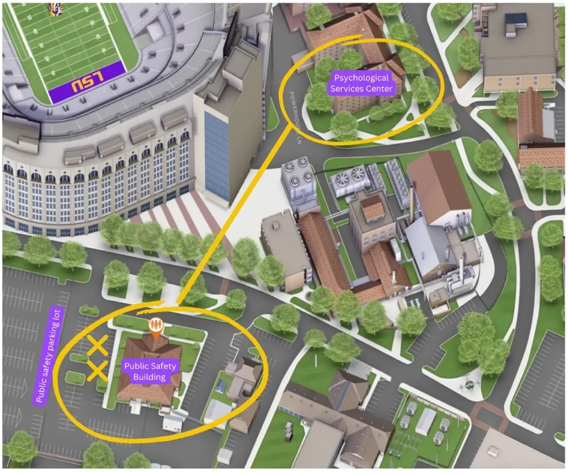 Maps Directions LSU PSC Maps Directions LSU PSC