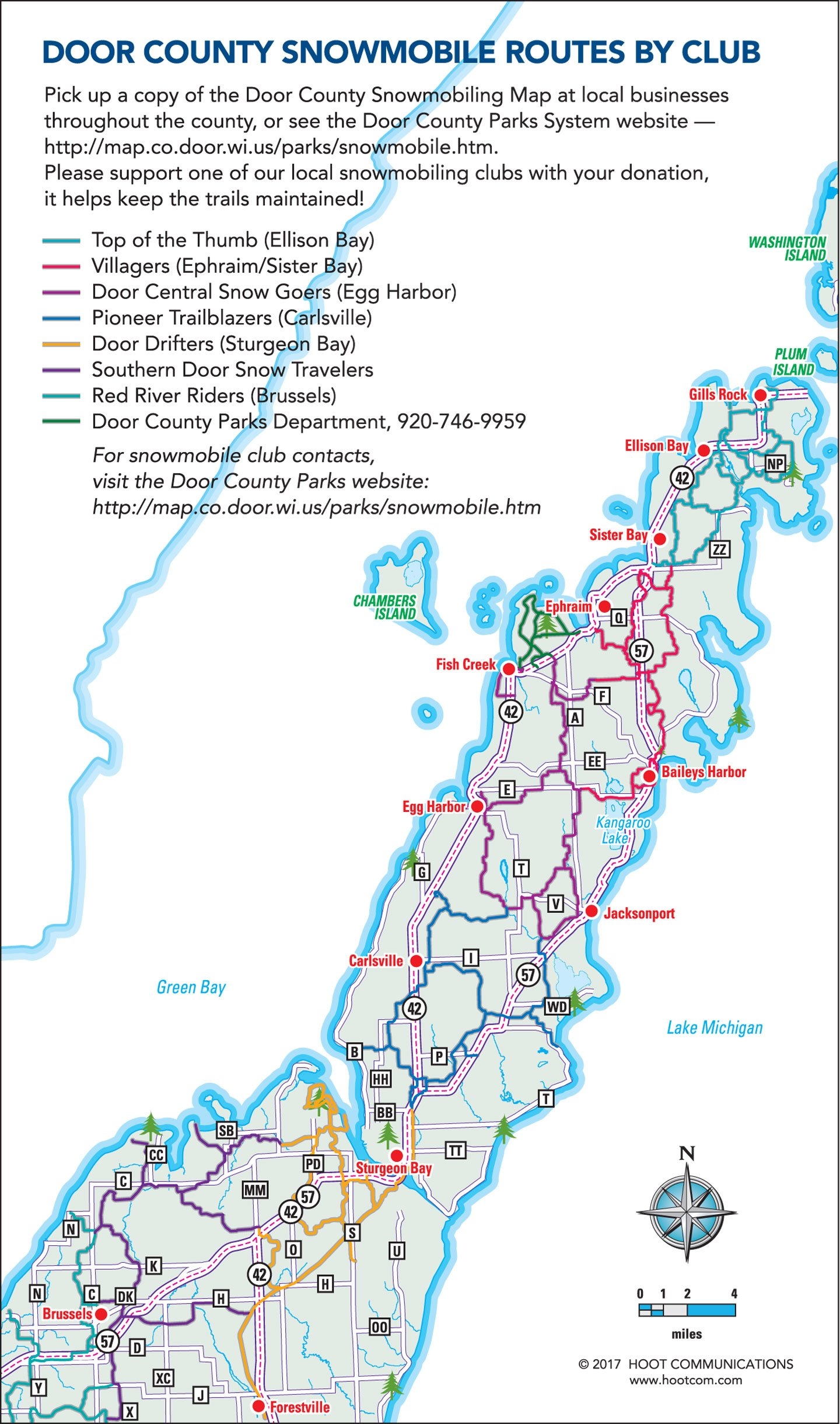 map of door county map of door county