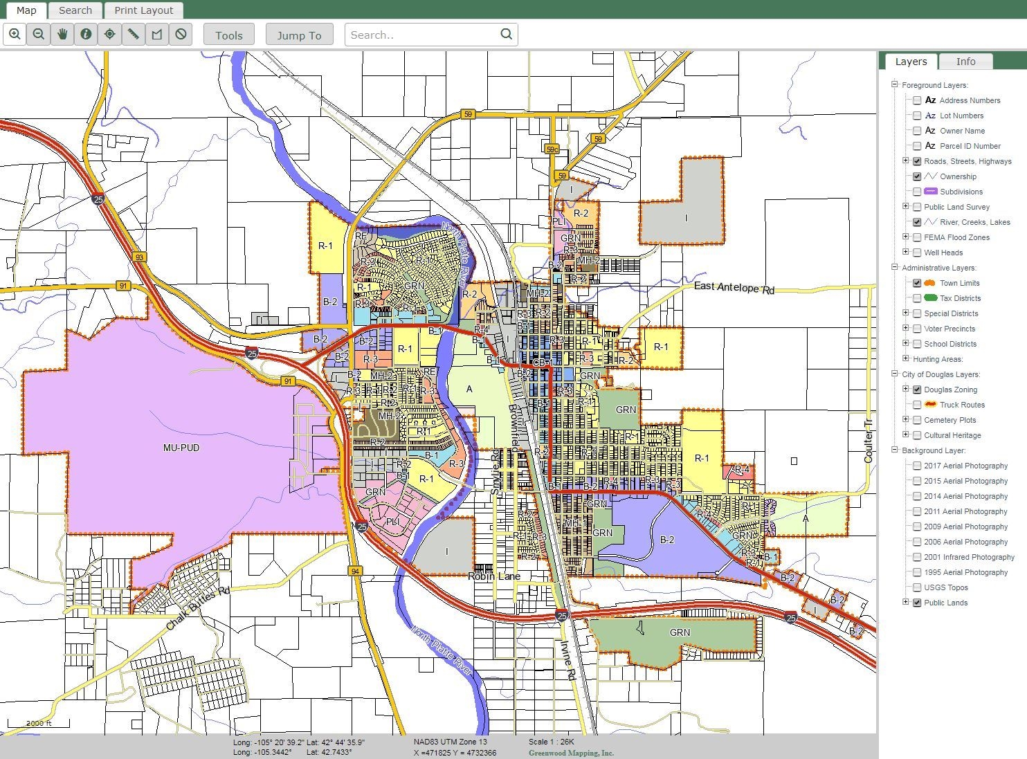 Maps Douglas WY Official Website