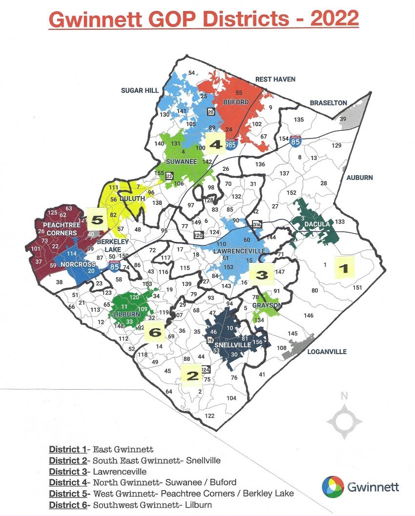 Maps Gwinnett GOP