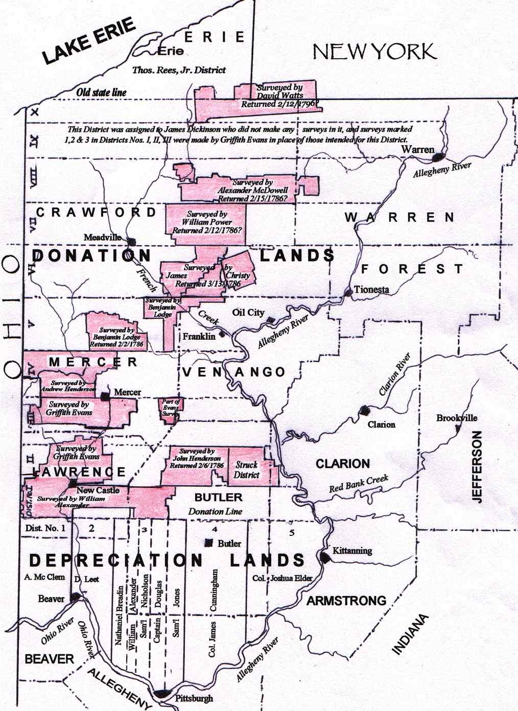 Maps Jefferson County PA Genealogy PAGenWeb