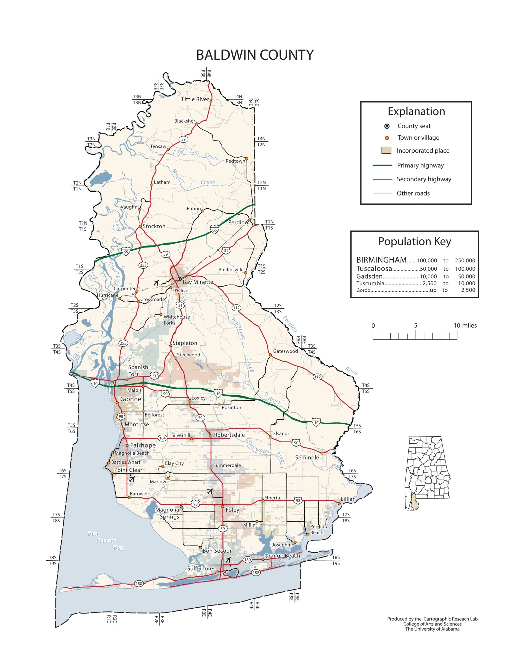 Maps Of Baldwin County