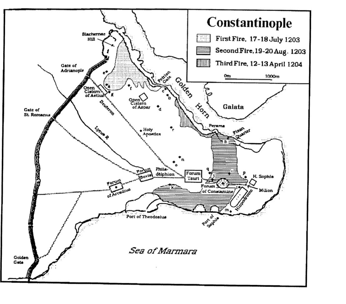 city of constantinople map