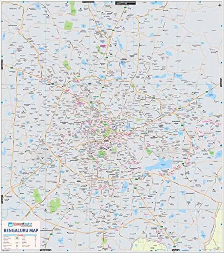 Maps Of India Bangalore City Map 48 W X 54 44 H 2019 Edition Amazon in Office Products Maps Of India Bangalore City Map 48 W X 54 44 H 2019 Edition Amazon in Office Products