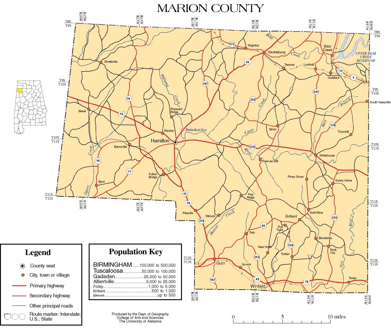 Maps Of Marion County Maps Of Marion County