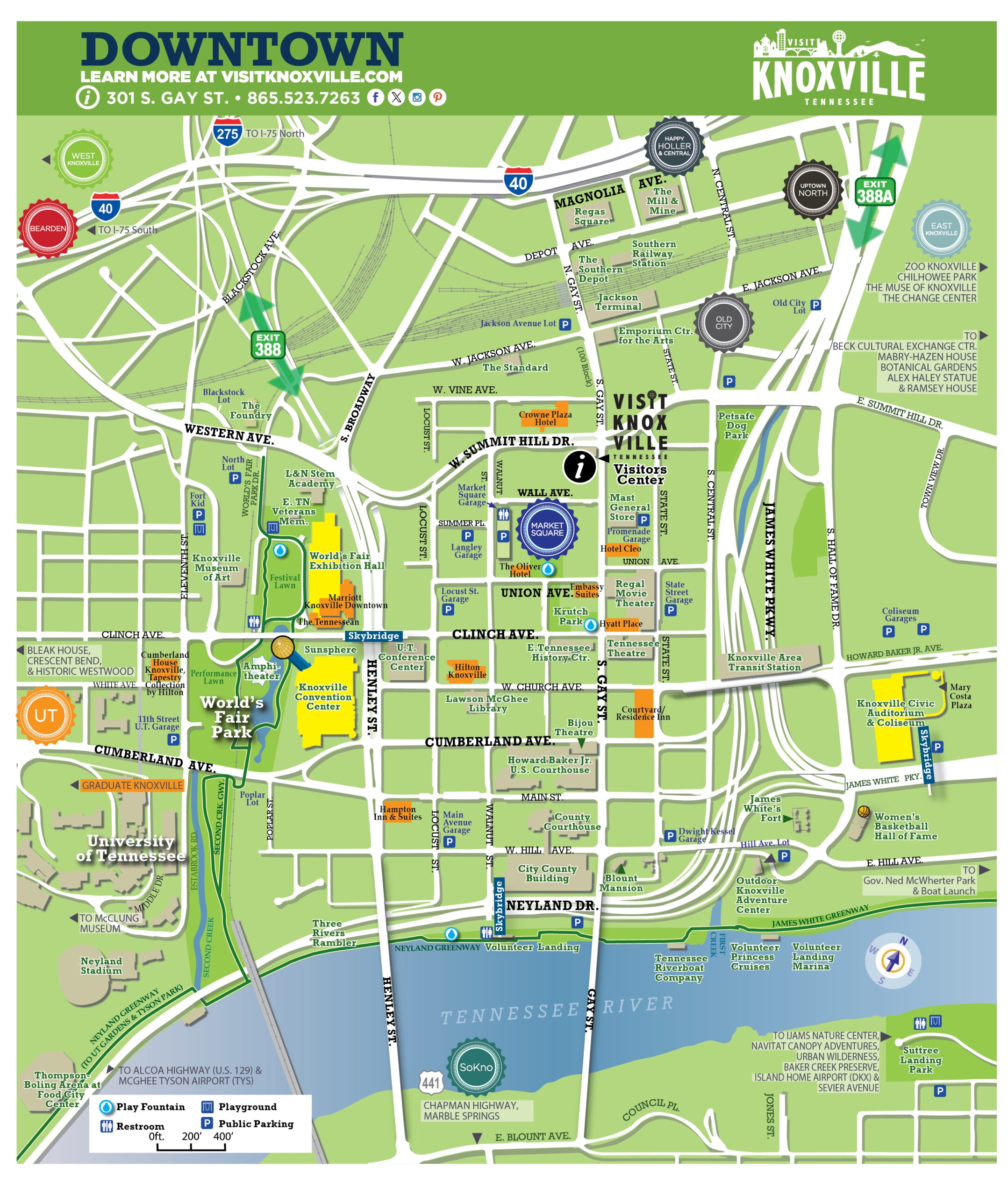 Maps Parking And Transportation The University Of Tennessee Knoxville