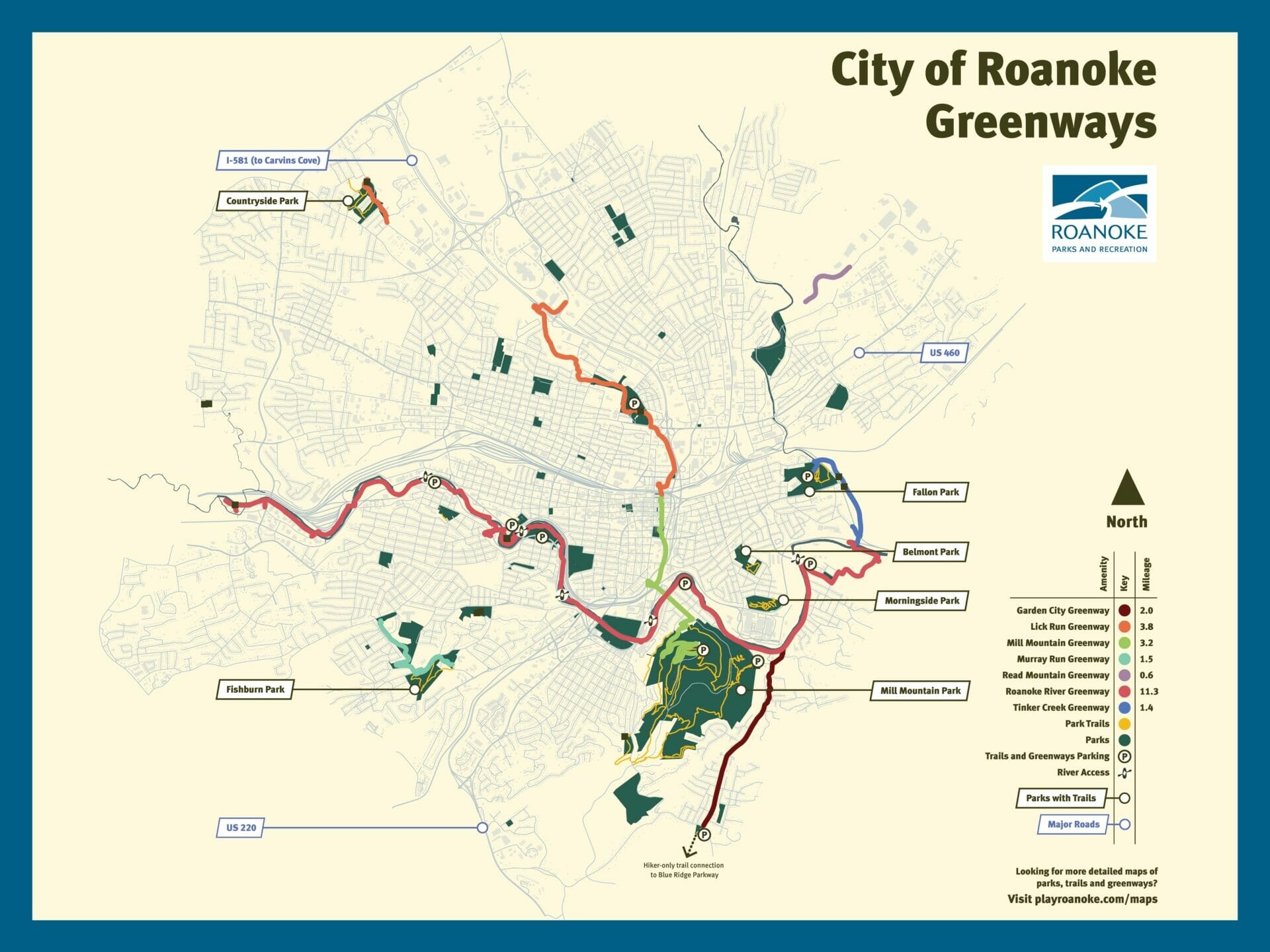 Maps Roanoke Parks And Recreation Maps Roanoke Parks And Recreation