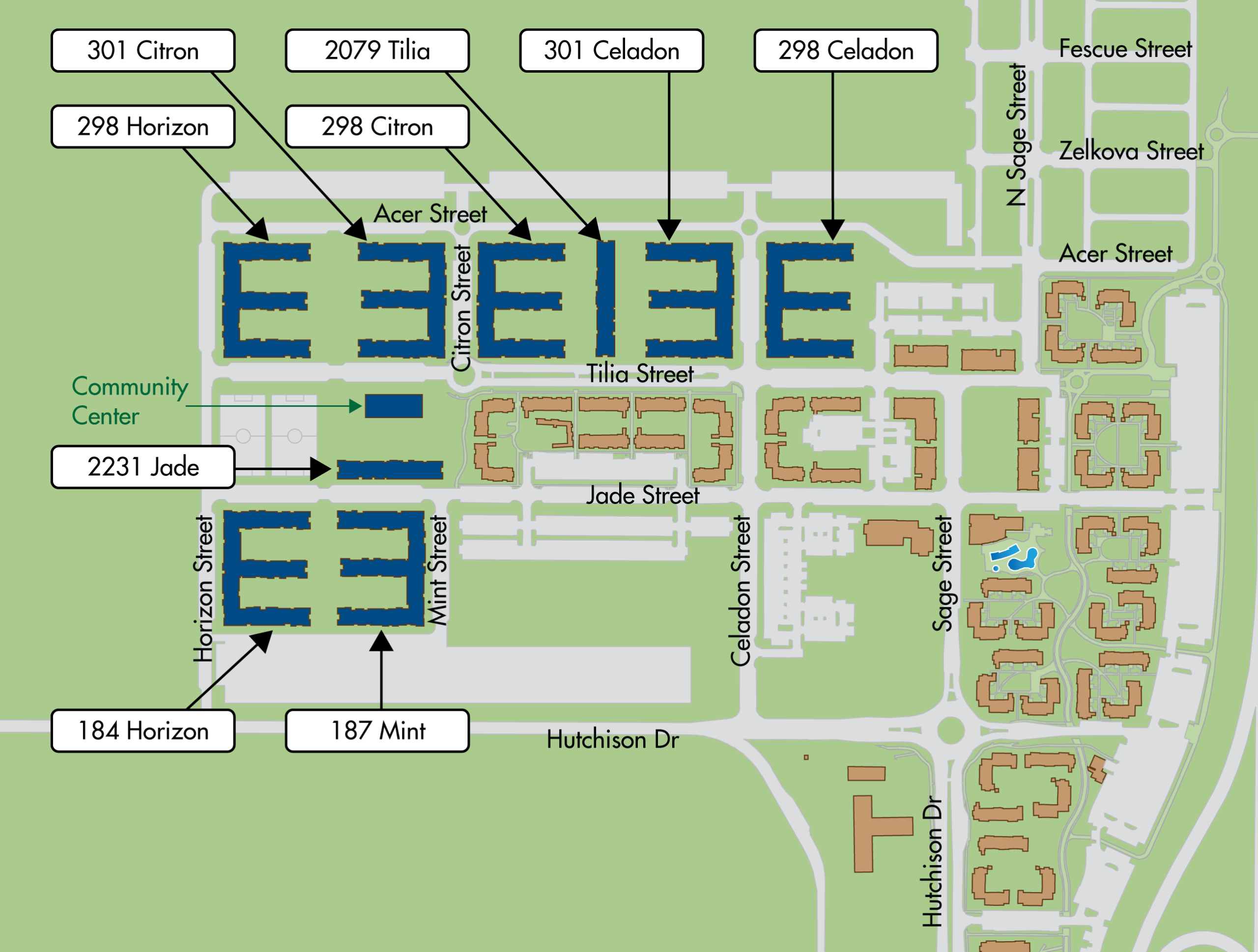 Maps UC Davis Student Housing And Dining Services