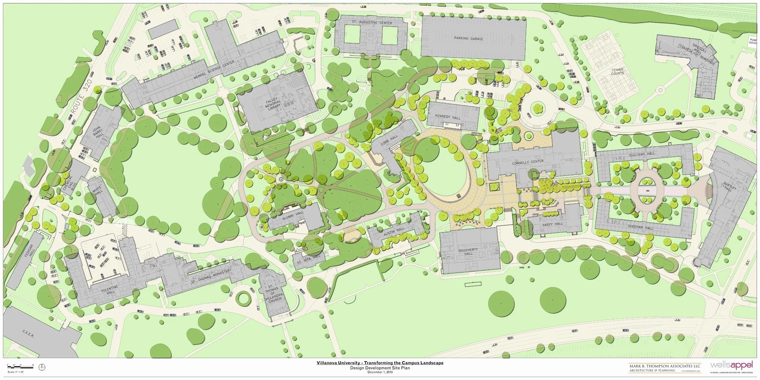 villanova map campus
