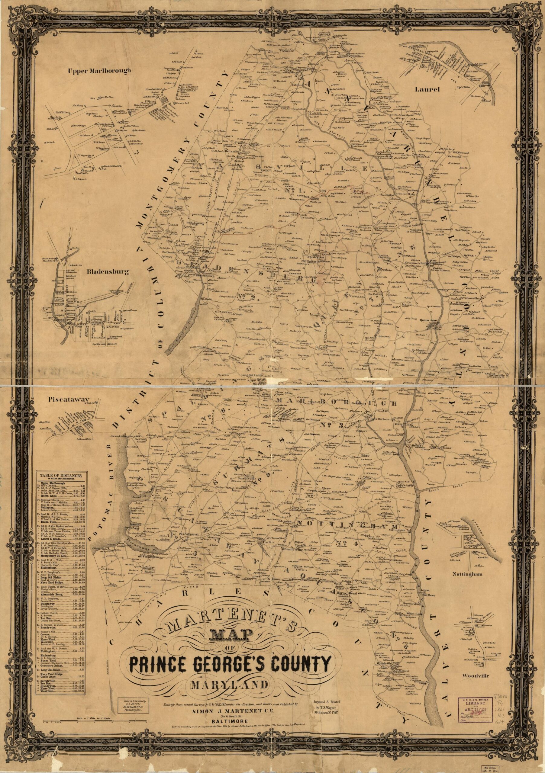 pg county maryland map
