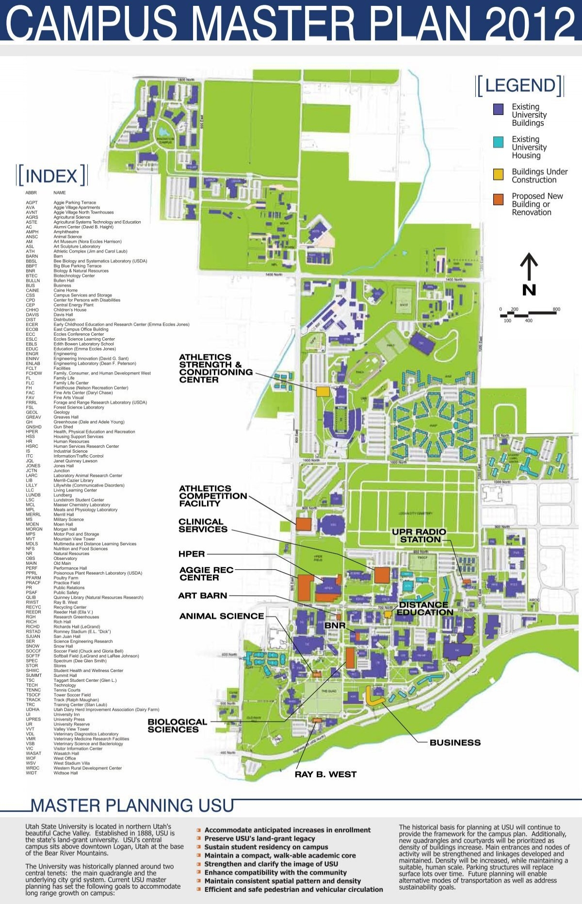 utah state university campus map