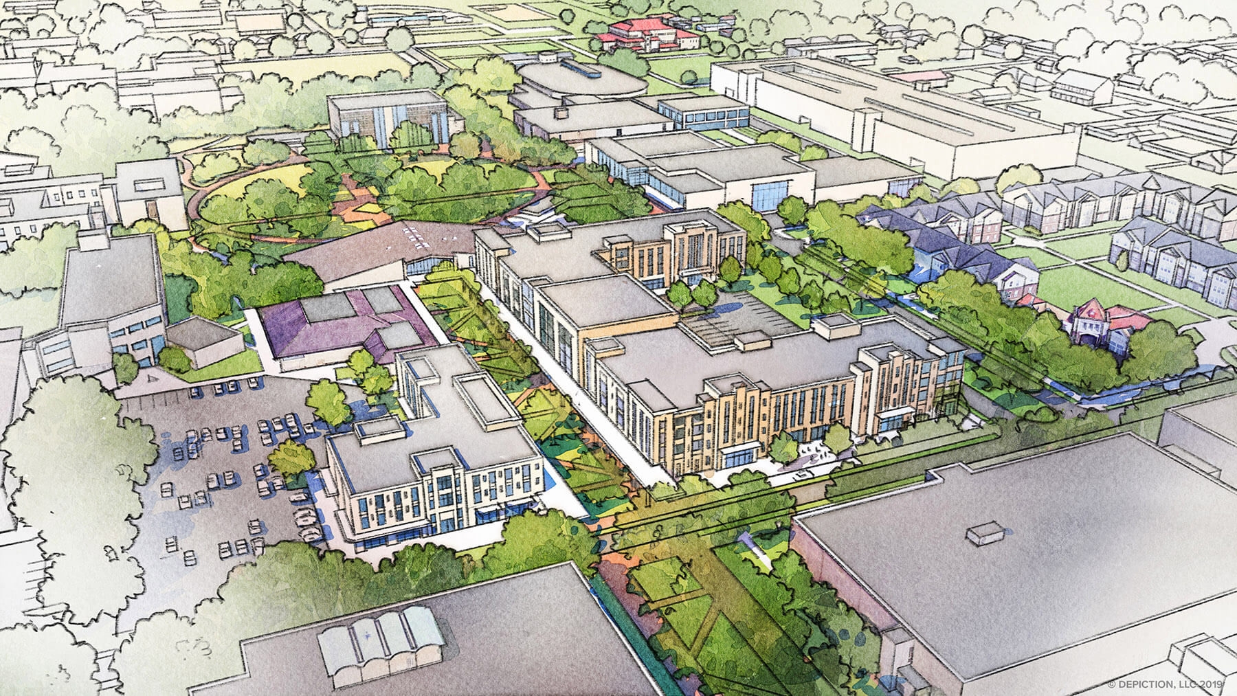 McNeese State University Master Plan AQ Studios Architecture