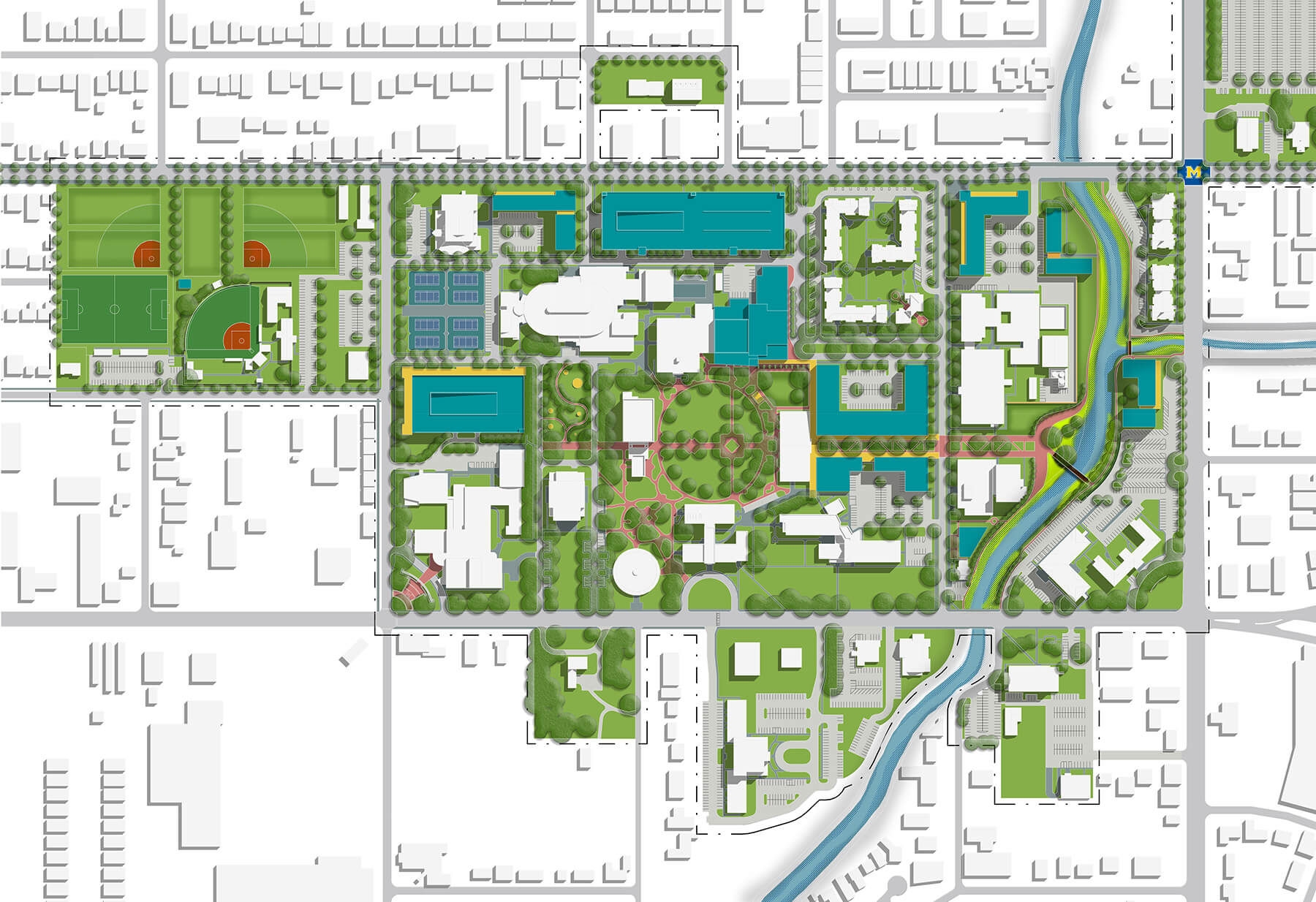 McNeese State University Master Plan AQ Studios Architecture