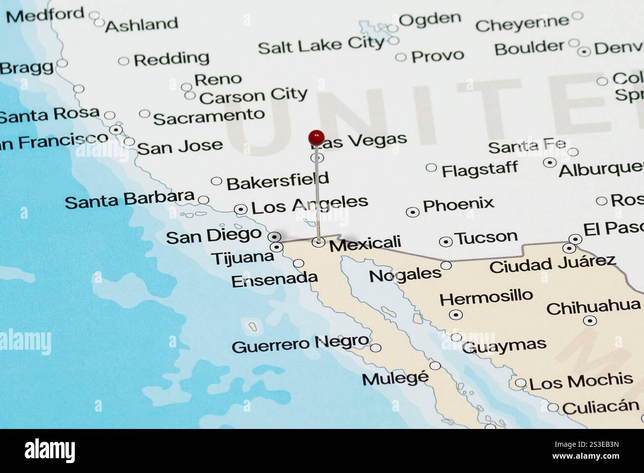 Mexicali Map Hi res Stock Photography And Images Alamy
