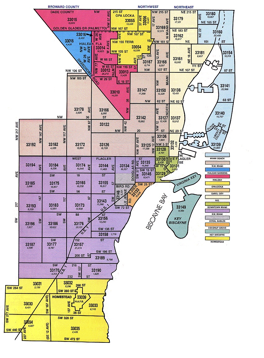 Miami Dade Map Zip Codes ALCOHOLICS ANONYMOUS MIAMI DADE INTERGROUP