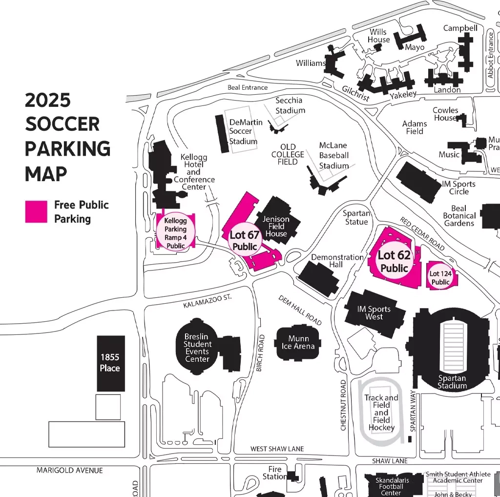 Michigan State Gameday Parking And Directions Michigan State University Athletics Michigan State Gameday Parking And Directions Michigan State University Athletics