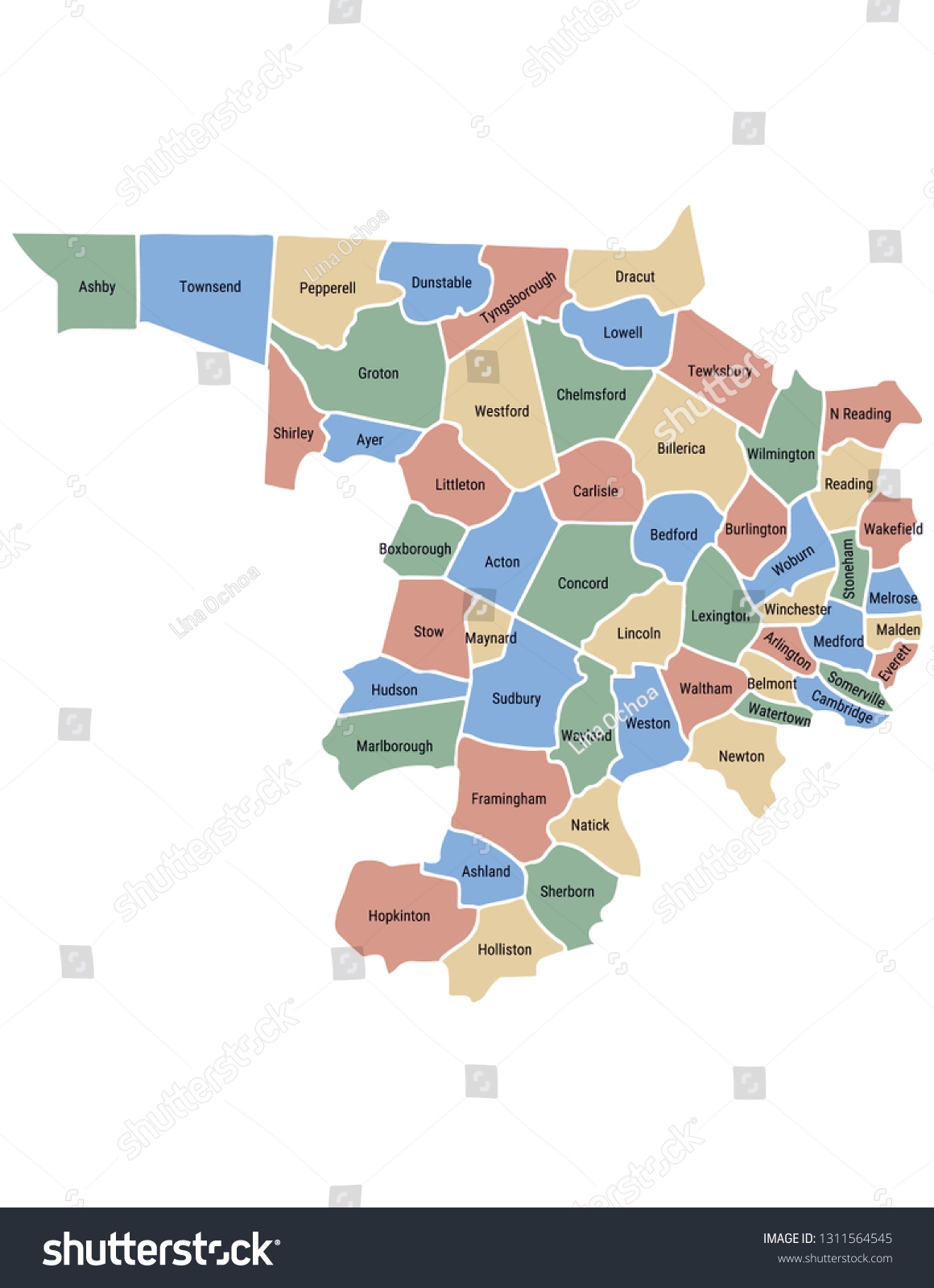 Middlesex County Map Massachusetts Stock Vector Royalty Free 1311564545 Shutterstock Middlesex County Map Massachusetts Stock Vector Royalty Free 1311564545 Shutterstock