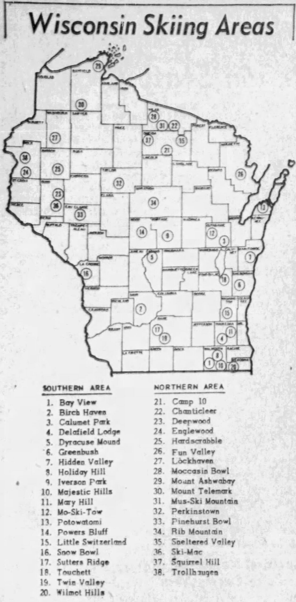 Midwest Lost Ski Areas Project Midwest Lost Ski Areas Project