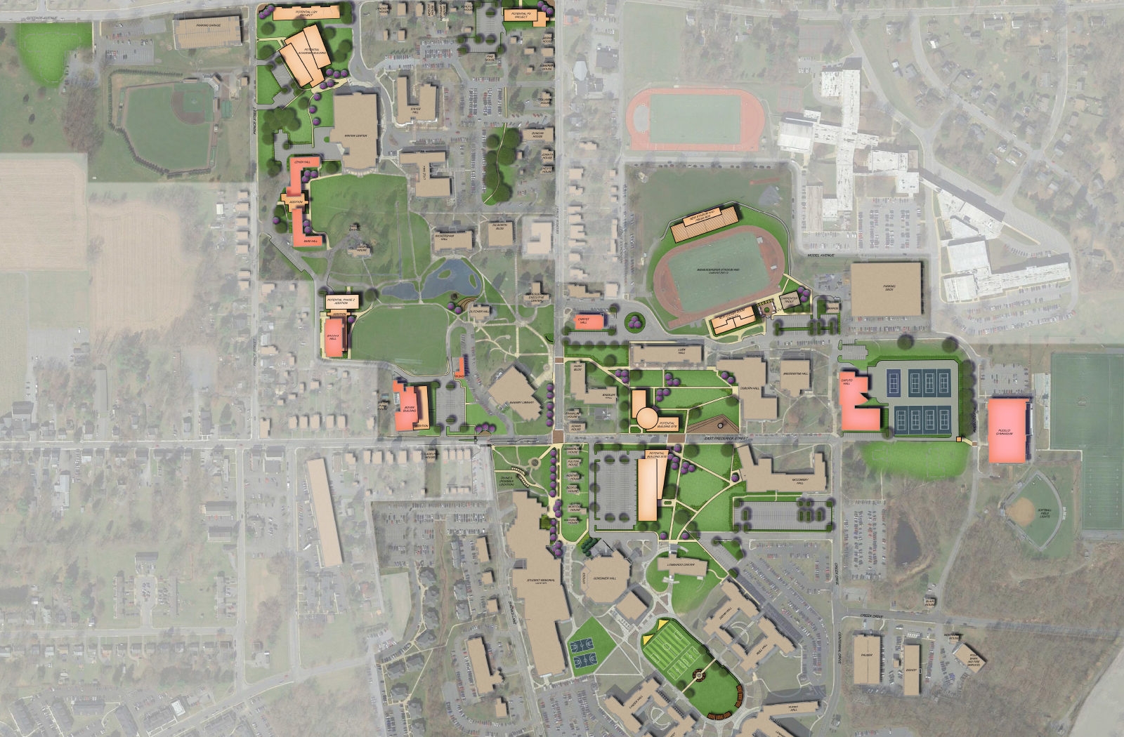 Millersville University Campus Master Plan Kimmel Architecture