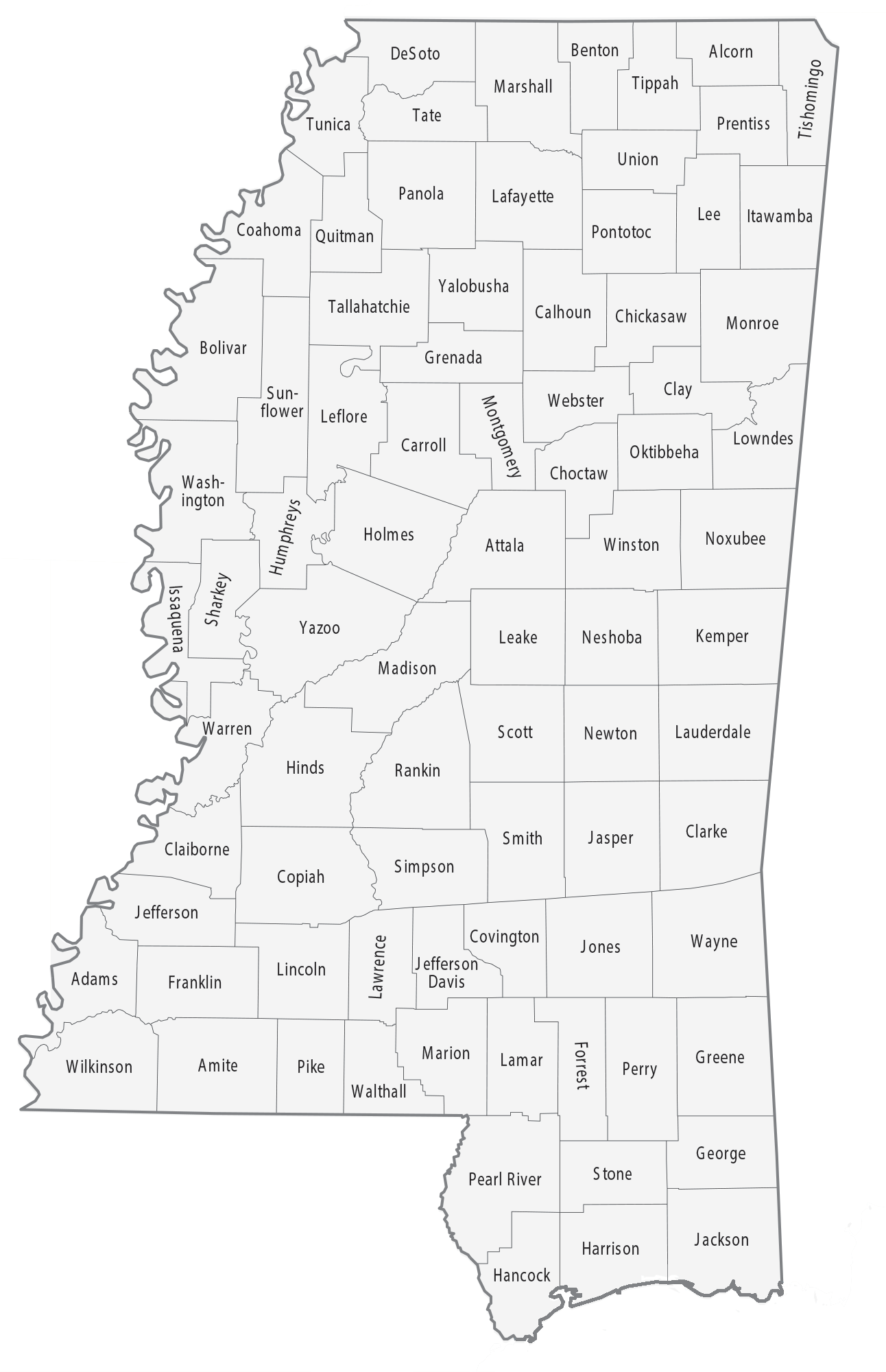Mississippi County Map GIS Geography