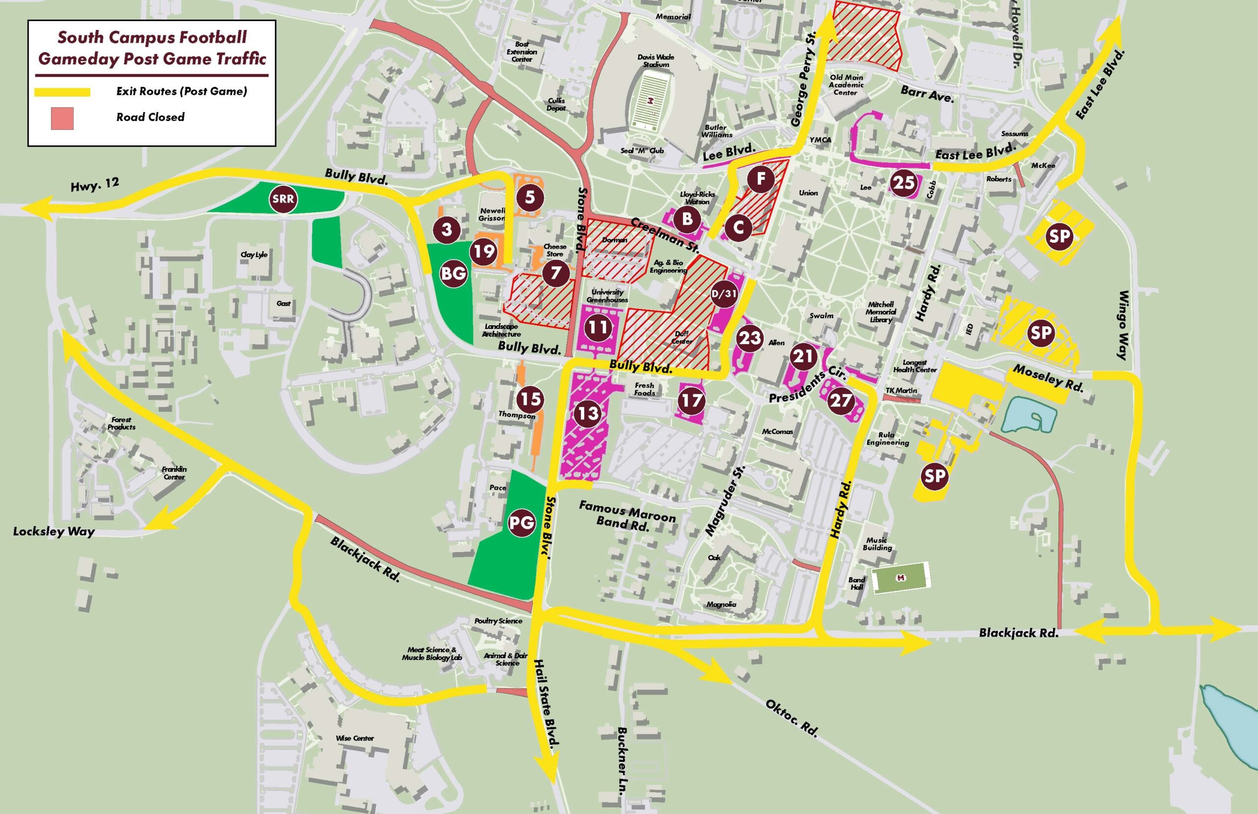 ms state campus map