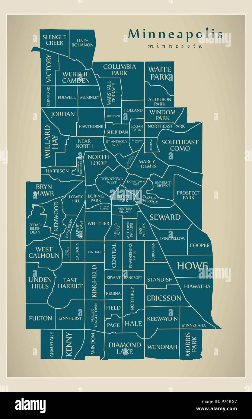 city of minneapolis neighborhood map