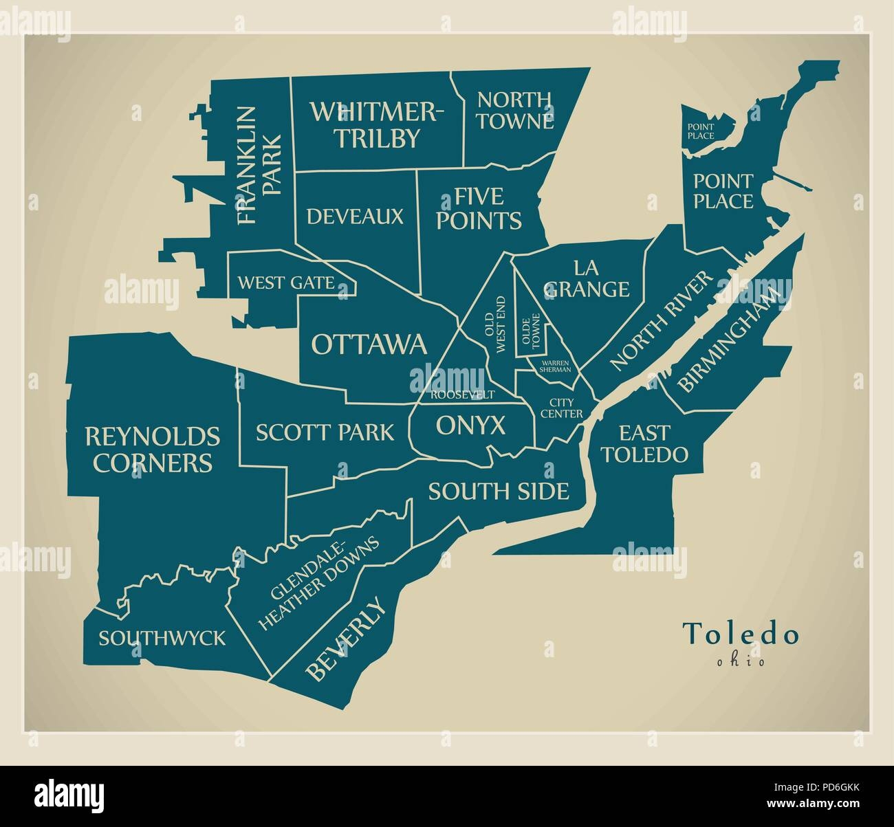 Modern City Map Toledo Ohio City Of The USA With Neighborhoods And Titles Stock Vector Image Art Alamy Modern City Map Toledo Ohio City Of The USA With Neighborhoods And Titles Stock Vector Image Art Alamy