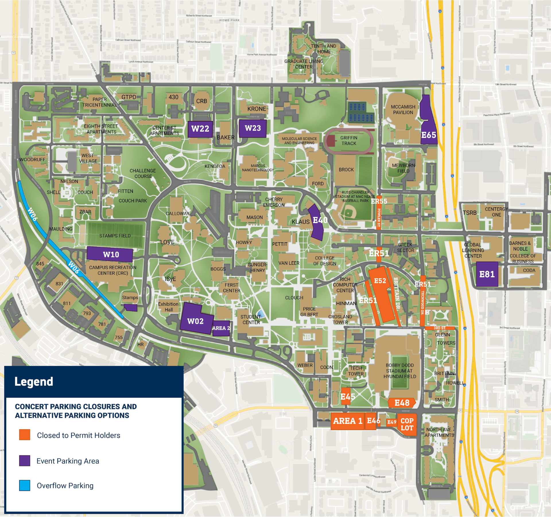 map of ga tech campus map of ga tech campus