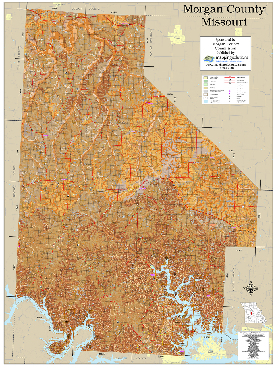 Morgan County Missouri 2026 Soils Wall Map Mapping Solutions