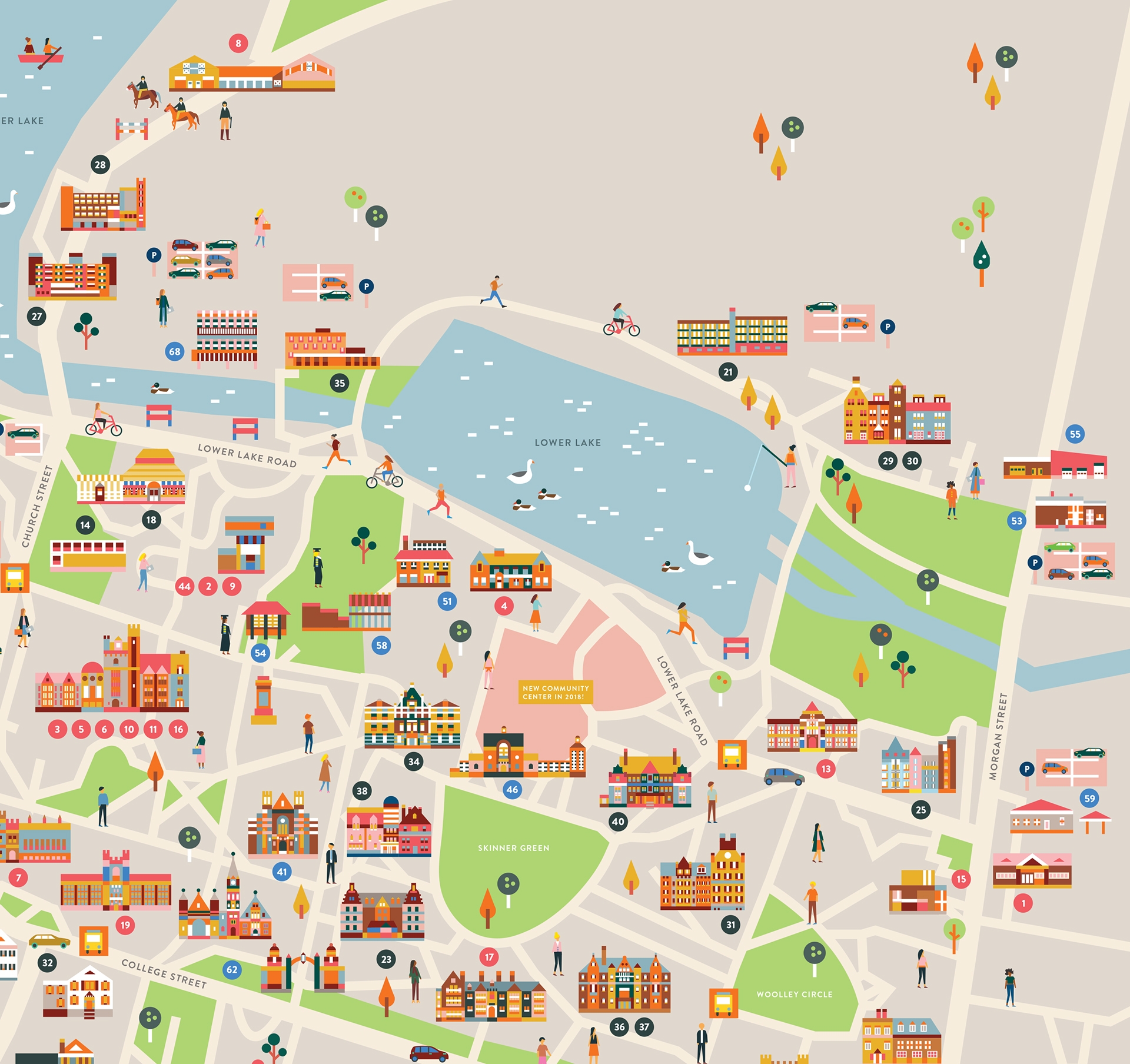 Mount Holyoke College Campus Map 3 Images Behance