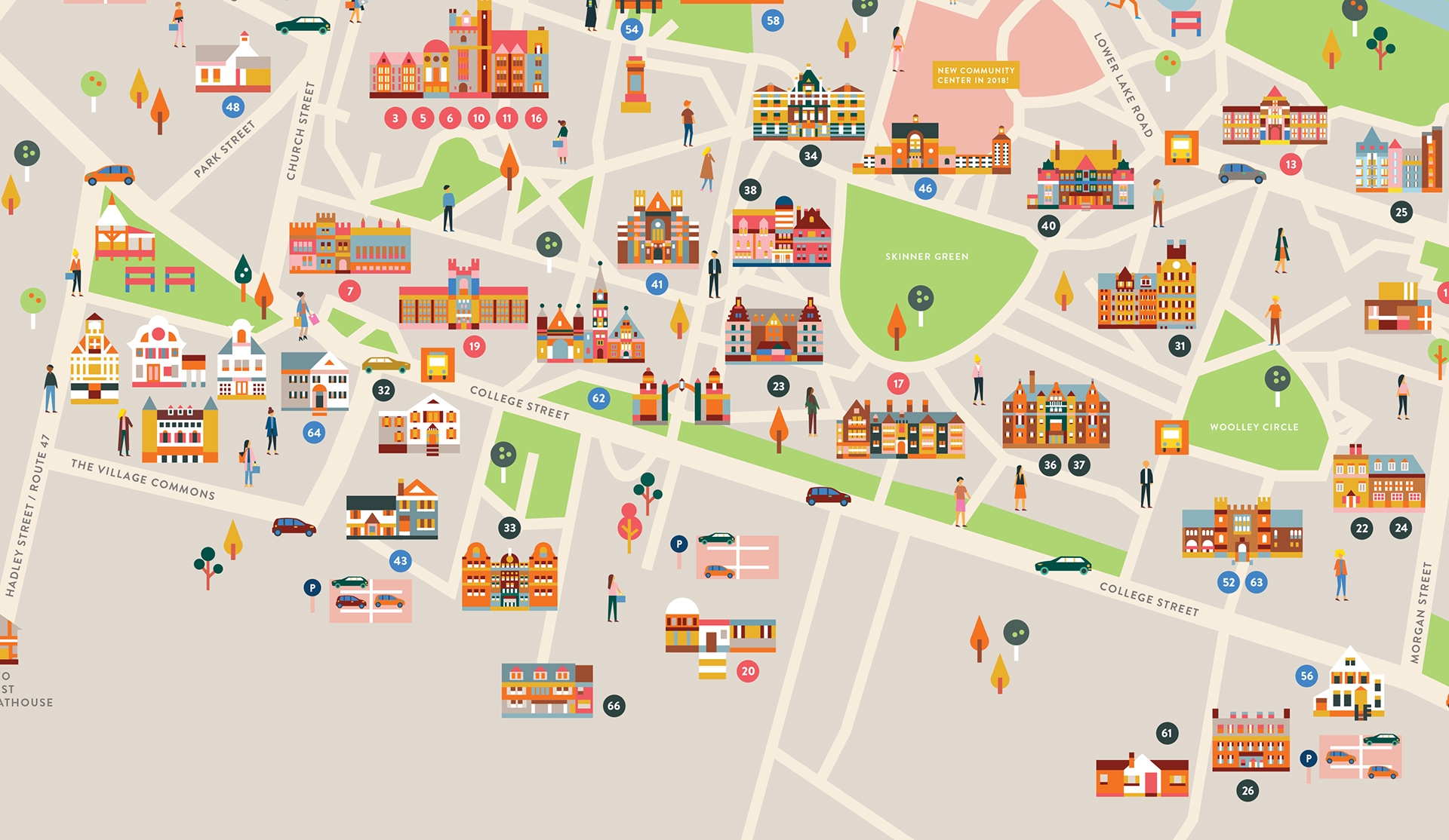 Mount Holyoke College Campus Map 4 Images Behance
