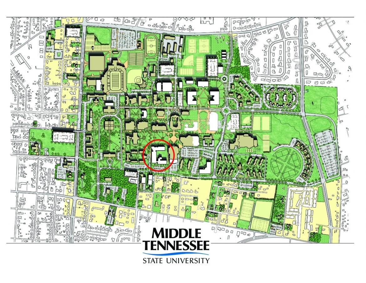 MTSU Science Building On Campus Planning Map MTSU News MTSU Science Building On Campus Planning Map MTSU News