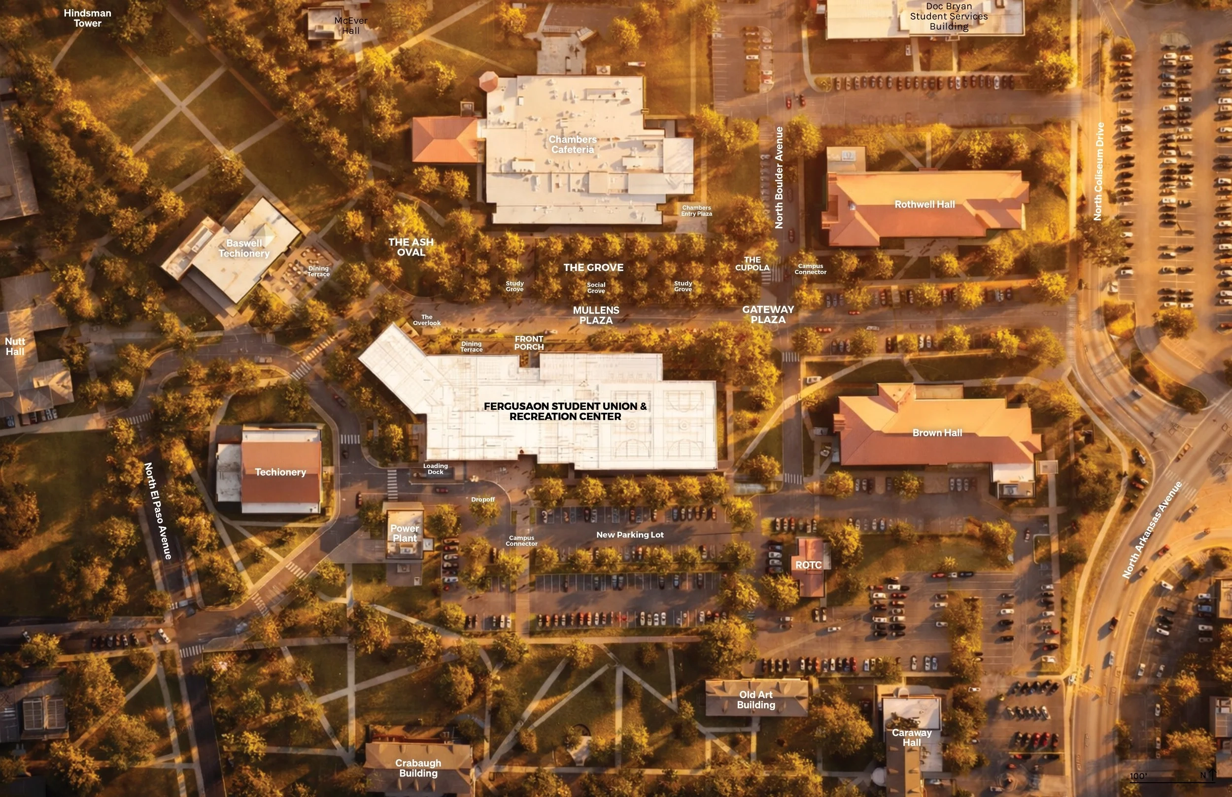 arkansas tech university campus map
