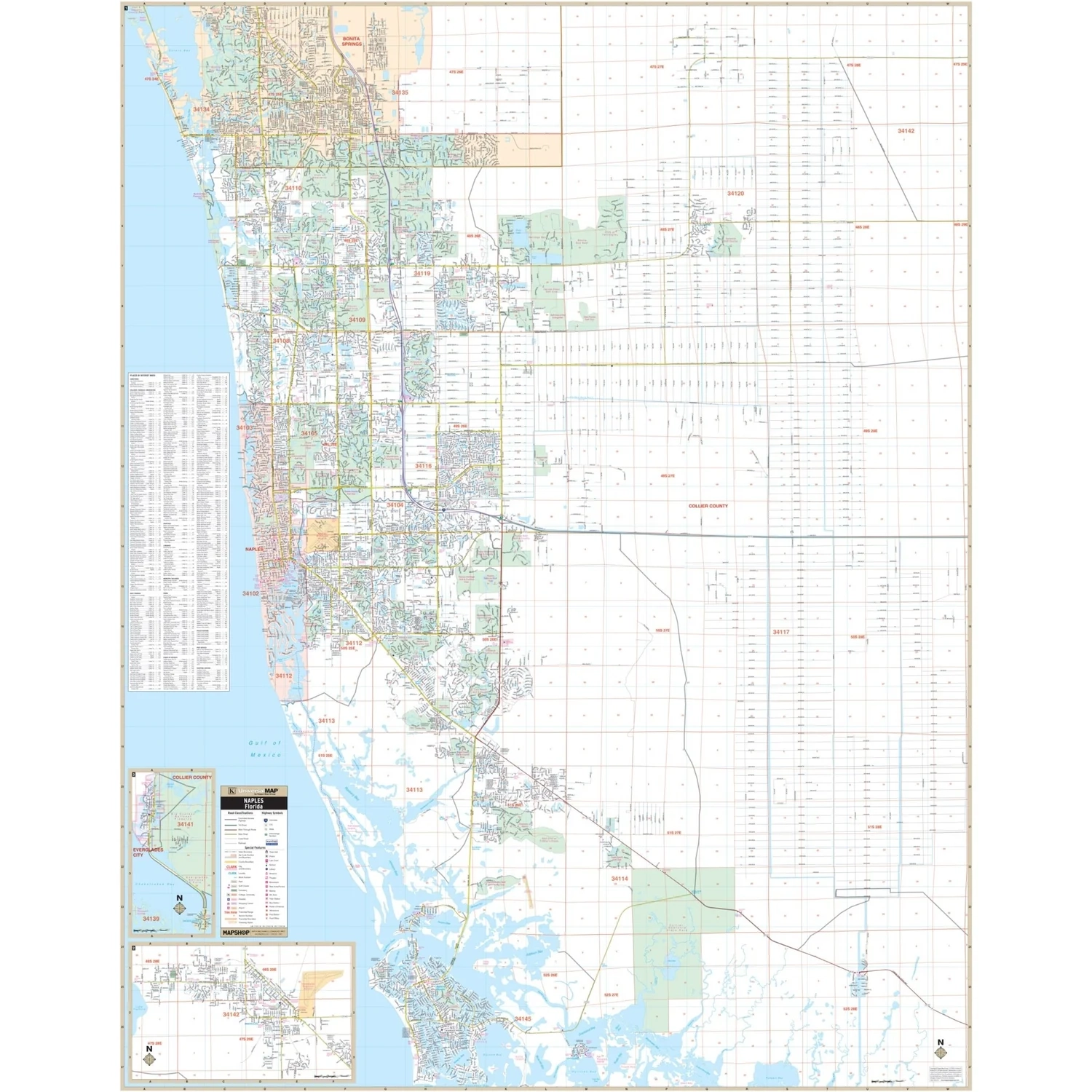 city of naples florida map
