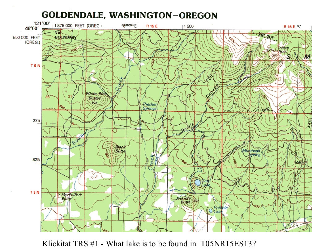 NatureMapping Learning Protocols Mapping Practice For Klickitat County