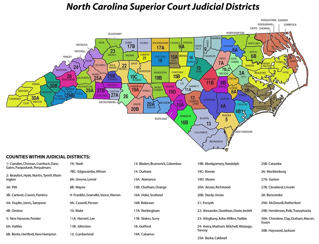 Nc counties court map 1100 px Business North Carolina Nc counties court map 1100 px Business North Carolina