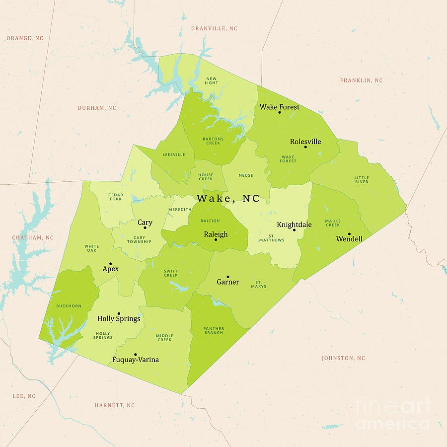 NC Wake County Vector Map Green Digital Art By Frank Ramspott Fine Art America NC Wake County Vector Map Green Digital Art By Frank Ramspott Fine Art America