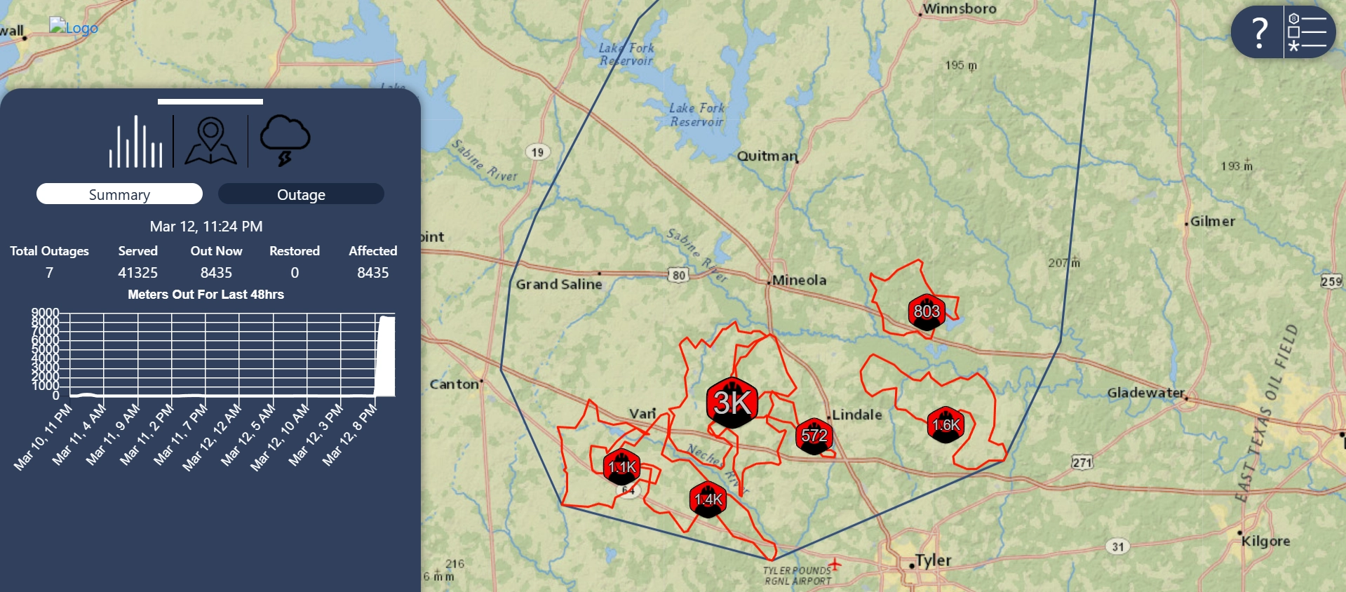 Nearly 8 500 Wood County Electric Co Op Customers Without Power
