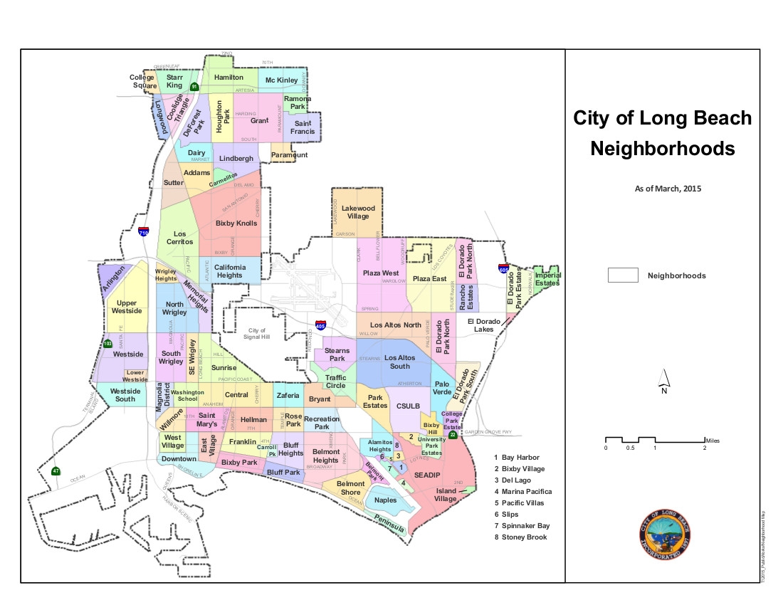 Neighborhoods Of Long Beach California Wikipedia