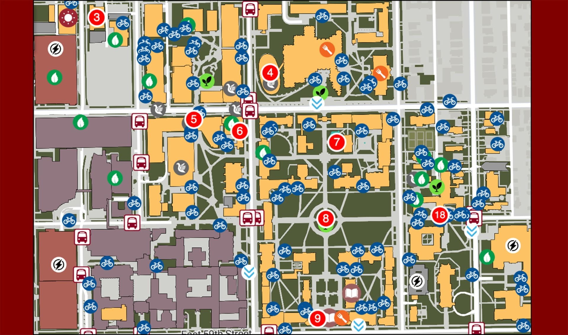 New Campus Maps Series Published By UChicago Campus Planning